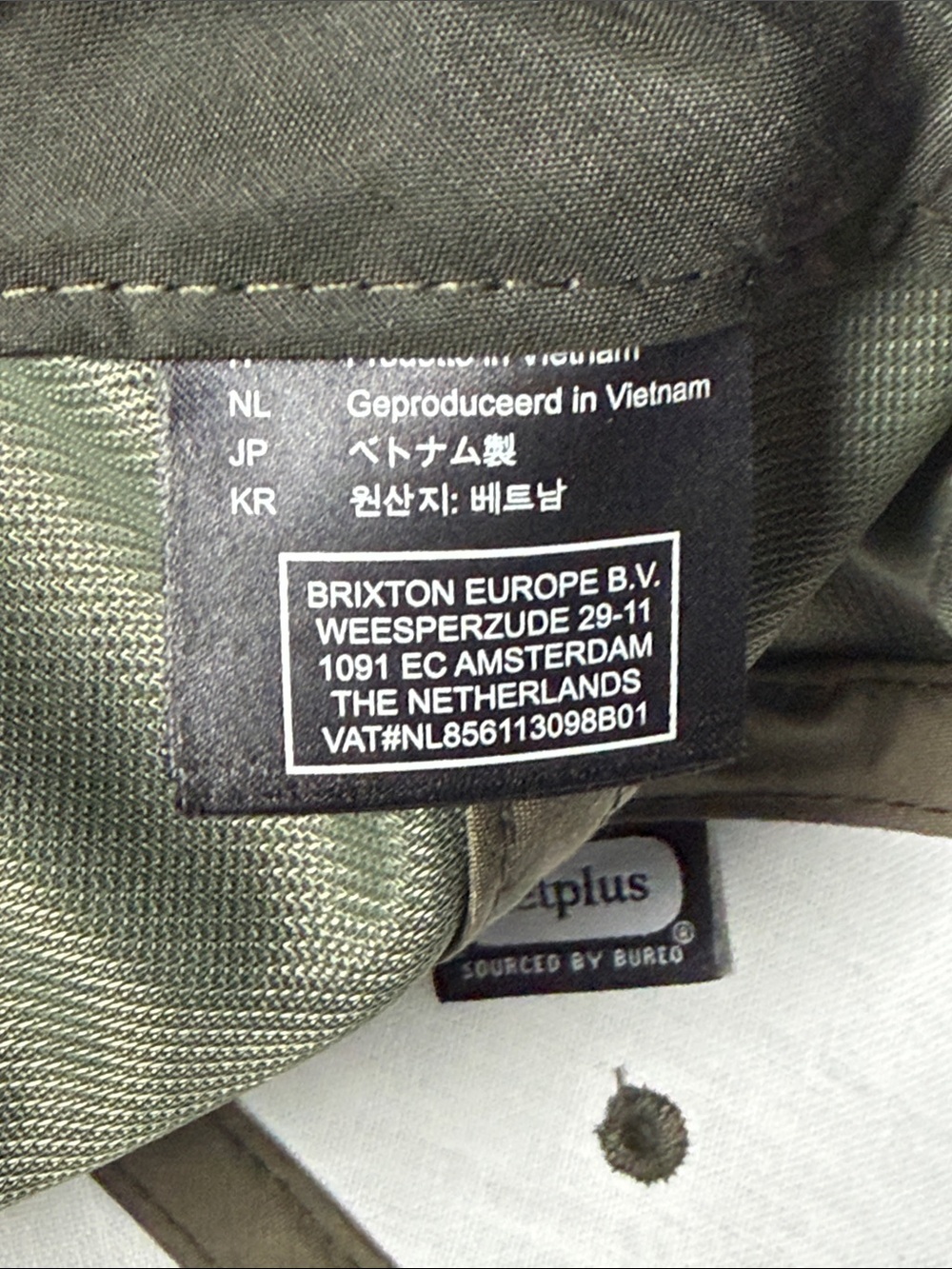Brixton Olive Green Patch Cap with Sunset Embroidered Logo Never Worn - Picture 8 of 9